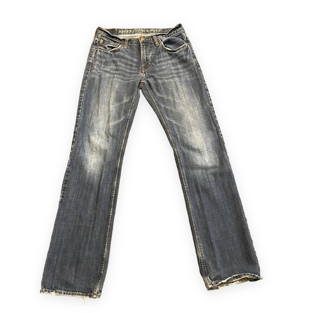 American Eagle Outfitters Mens Jeans Size 30/34 Original Straight Distressed